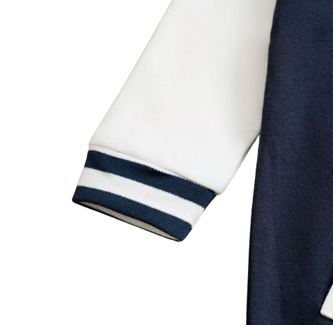 The Kingston - Baby Boy Navy Blue Baseball Suit