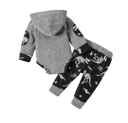 The Henry - Baby Boy Cartoon Dinosaur Printed Long Sleeve Trousers & Pants