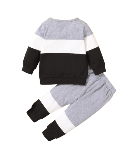 The Jack - Baby Boy Happy Every Day Print Sweatshirt & Pants