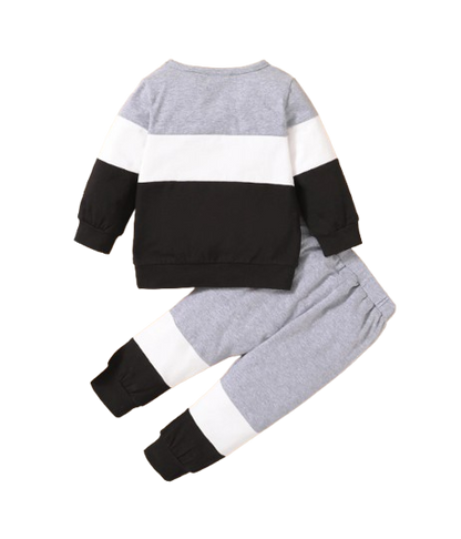 The Jack - Baby Boy Happy Every Day Print Sweatshirt & Pants