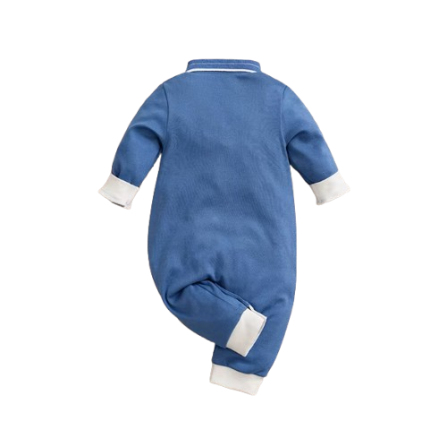 The Jayden - Baby Unisex Long Sleeved Cotton Jumpsuit