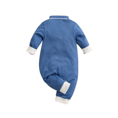 The Jayden - Baby Unisex Long Sleeved Cotton Jumpsuit